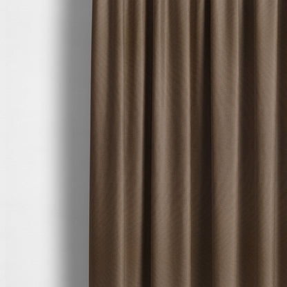 Playtime Plain Cotton Fabrics Collection Brown Colour Water Repellent Upholstery Fabric CTR-312 - Made To Measure Curtains