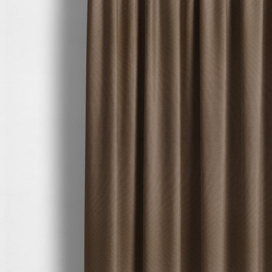 Playtime Plain Cotton Fabrics Collection Brown Colour Water Repellent Upholstery Fabric CTR-312 - Made To Measure Curtains