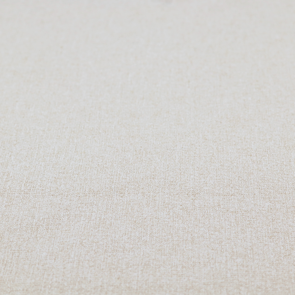 A warm off-white or light oatmeal shade. The textile features a dense, multi-tonal basket weave pattern with visible interlacing threads in cream and soft beige, creating a textured, linen-look surface.