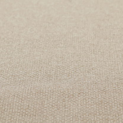 A warm sand or light tan shade. The textile features a pronounced, multi-tonal basket weave with interlocking beige and cream threads, creating a rugged yet refined linen-look texture.
