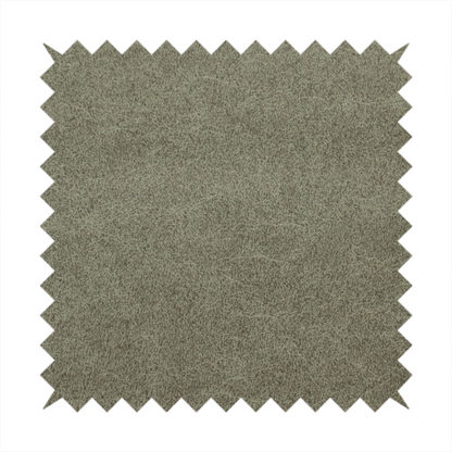 An olive-drab or sage-green fabric with a rich, distressed texture. The material features a dense, mottled pattern where dark earthy green fibres are interspersed with lighter, pale-green highlights. Like others in this series, it is characterized by faint, irregular light-coloured "crackle" lines that give it the appearance of weathered suede or industrial felt.