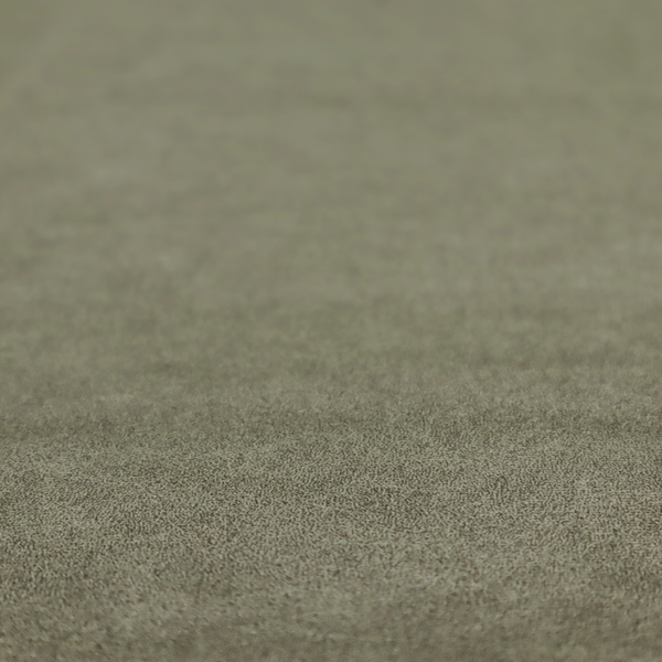 An olive-drab or sage-green fabric with a rich, distressed texture. The material features a dense, mottled pattern where dark earthy green fibres are interspersed with lighter, pale-green highlights. Like others in this series, it is characterized by faint, irregular light-coloured "crackle" lines that give it the appearance of weathered suede or industrial felt.
