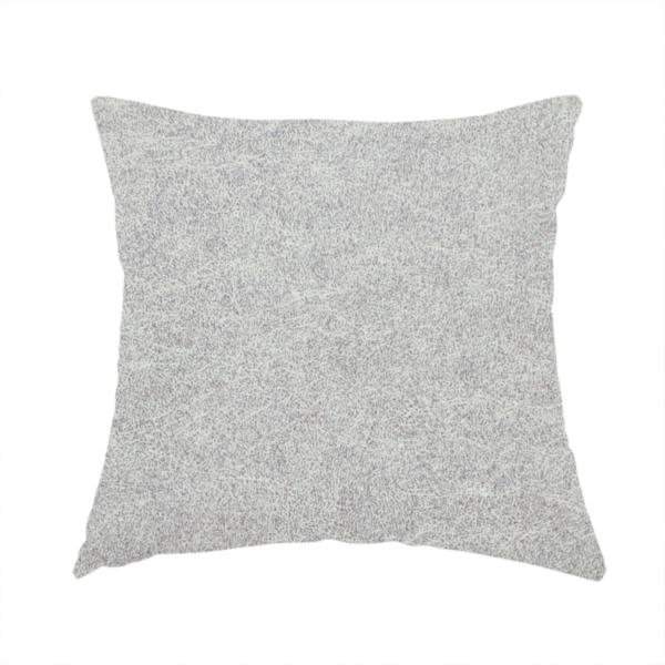 The fabric used to create these handmade cushions is a silver fabric with a dense, mottled texture. The cool-toned purple and grey fibres create a hazy, weathered effect, punctuated by the collection’s signature light "crackle" distressing for a soft, weathered aesthetic.