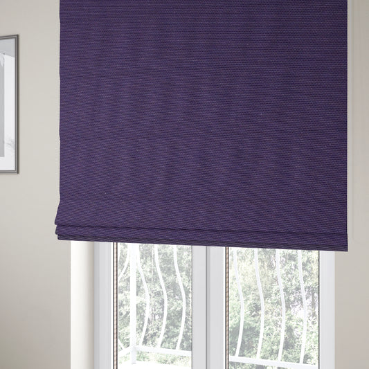 Playtime Plain Cotton Fabrics Collection Purple Colour Water Repellent Upholstery Fabric CTR-317 - Roman Blinds