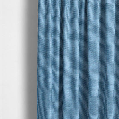 Playtime Plain Cotton Fabrics Collection Blue Colour Water Repellent Upholstery Fabric CTR-320 - Made To Measure Curtains