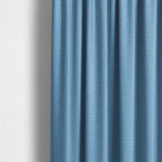 Playtime Plain Cotton Fabrics Collection Blue Colour Water Repellent Upholstery Fabric CTR-320 - Made To Measure Curtains