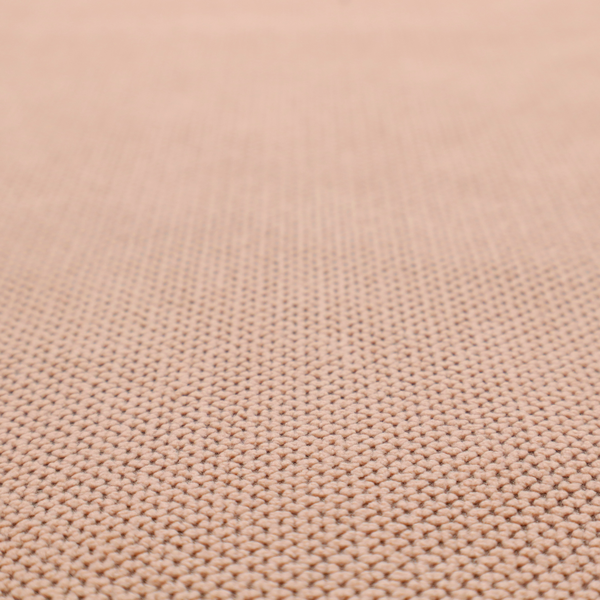 A waffle-knit or honeycomb-patterned weave, defined by a uniform, three-dimensional grid of raised, rounded textures. Its soft, warm peach or dusty rose hue and matte finish provide an elegant, cosy aesthetic. This structured, high-quality material is an excellent choice for luxury upholstery, decorative cushions, and premium home textiles that require a blend of durability and timeless style.