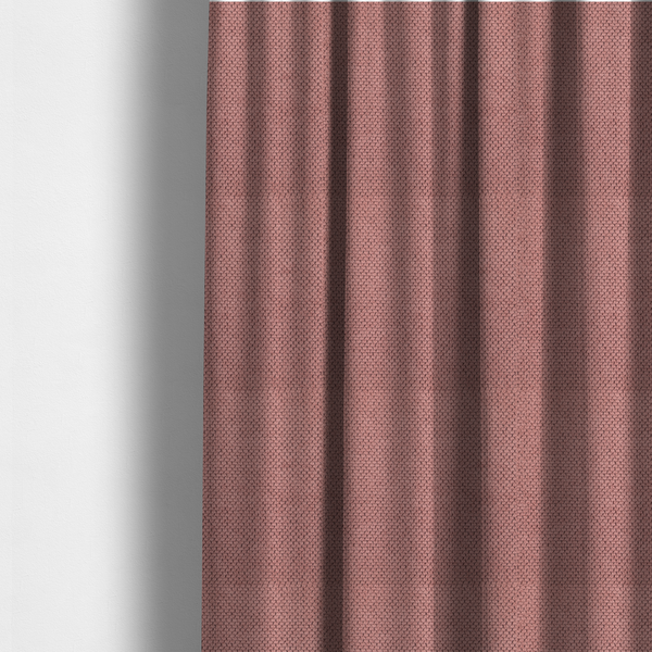 The fabric used to create these made-to-measure curtains is a waffle-knit or honeycomb-patterned weave, defined by a uniform, three-dimensional grid of raised, rounded textures. Its rich, warm dusty rose or muted mauve hue and matte finish provide an elegant, cosy aesthetic. This structured, high-quality material is an excellent choice for luxury upholstery, decorative cushions, and premium home textiles that require a blend of durability and timeless style.