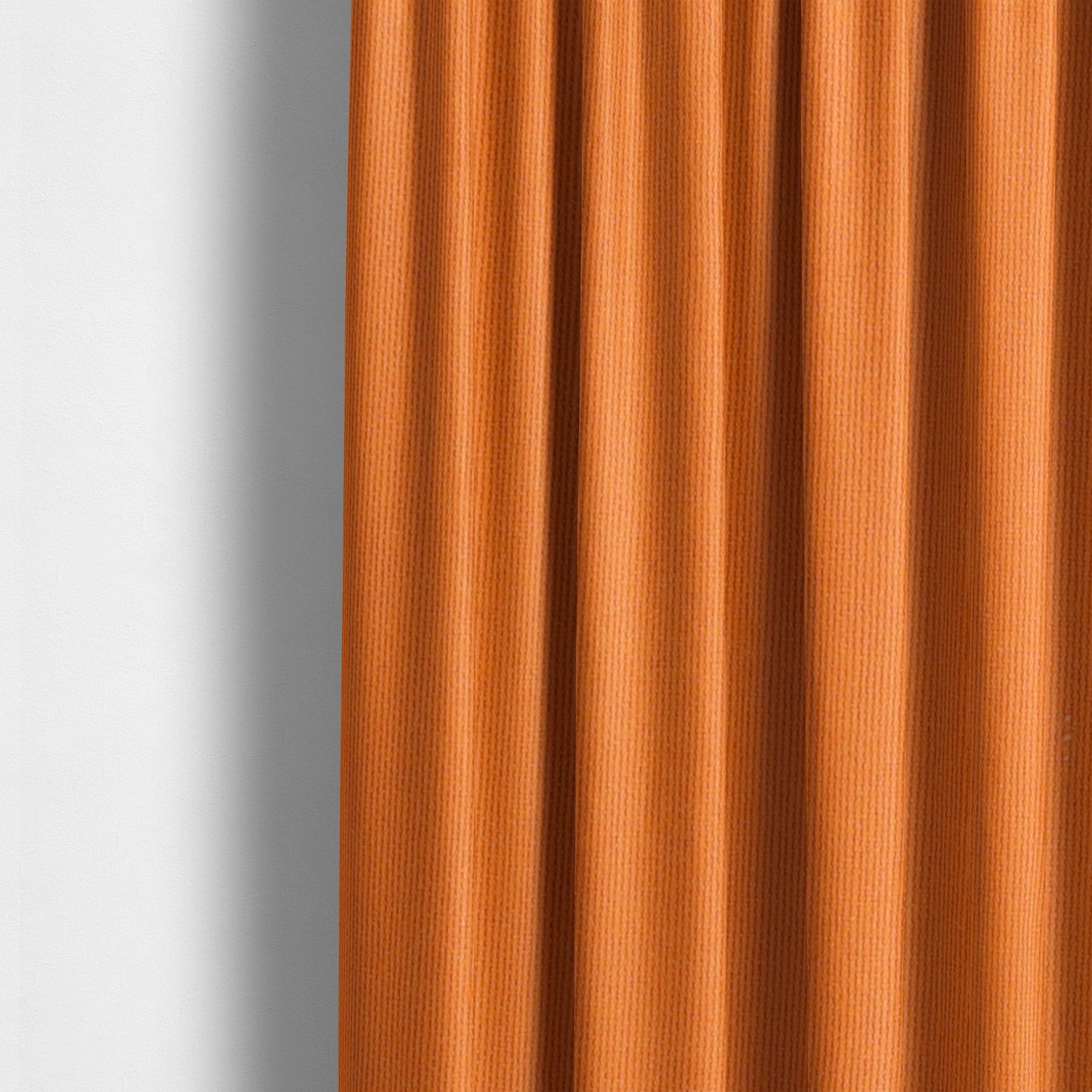 Playtime Plain Cotton Fabrics Collection Orange Colour Water Repellent Upholstery Fabric CTR-321 - Made To Measure Curtains