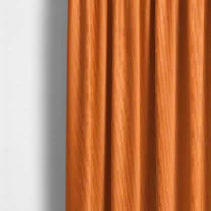 Playtime Plain Cotton Fabrics Collection Orange Colour Water Repellent Upholstery Fabric CTR-321 - Made To Measure Curtains