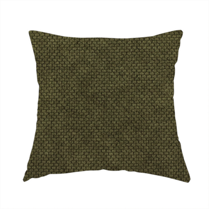 The fabric used to create this handmade cushion is a waffle-knit or honeycomb-patterned weave of the collection, defined by its uniform, three-dimensional grid of raised, rounded textures.