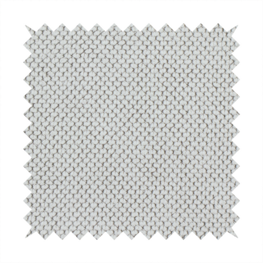 A premium light grey or off-white waffle-knit fabric, featuring a crisp, structured, and sophisticated honeycomb texture.