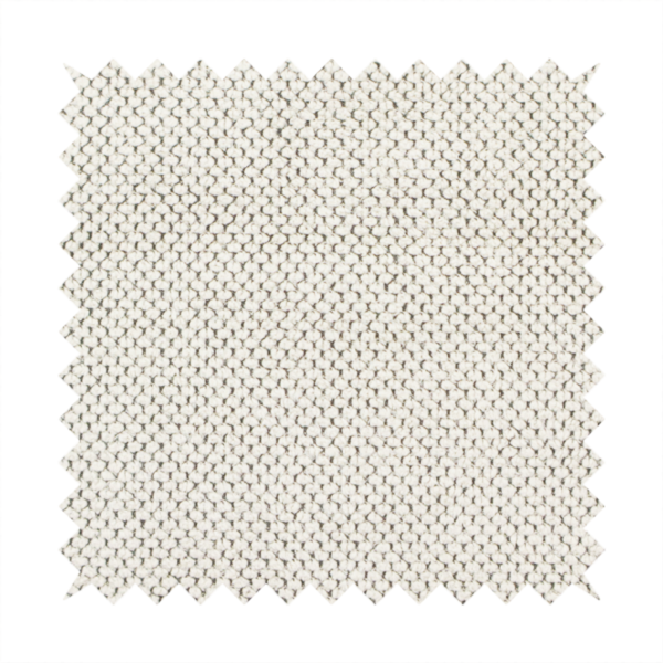 A premium off-white/cream waffle-knit fabric, featuring a crisp, clean, three-dimensional honeycomb weave with a soft finish.