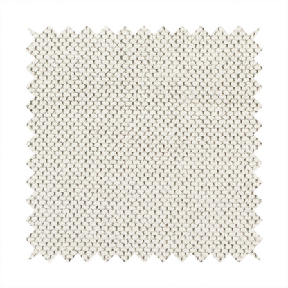 A premium off-white/cream waffle-knit fabric, featuring a crisp, clean, three-dimensional honeycomb weave with a soft finish.