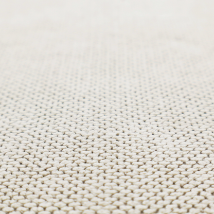 A premium off-white/cream waffle-knit fabric, featuring a crisp, clean, three-dimensional honeycomb weave with a soft finish.
