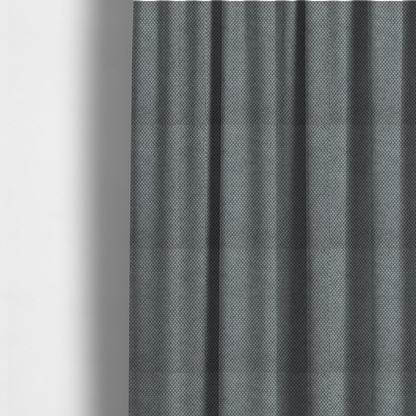 The fabric used to create these made-to-measure curtains is a premium cool grey waffle-knit fabric, featuring a crisp, clean, three-dimensional honeycomb weave.