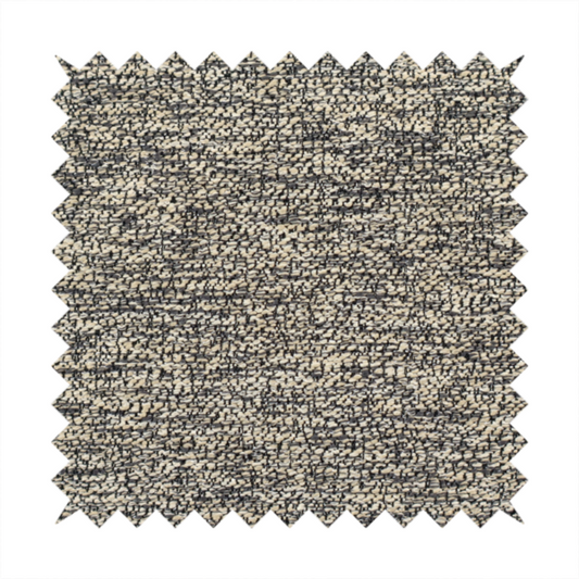 A fossil grey and cream textured fabric with a dense, irregular speckled pattern.