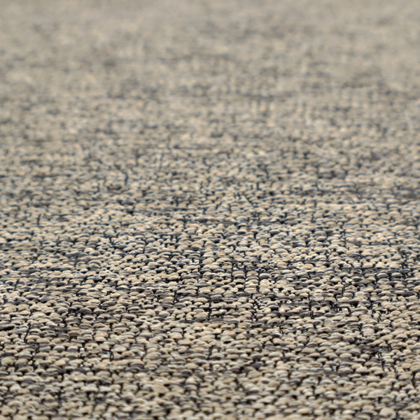 A fossil grey and cream textured fabric with a dense, irregular speckled pattern.