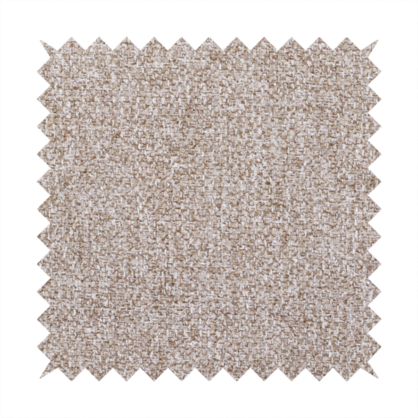 A Chamonix Water Repellent upholstery fabric in light brown. The material features a dense basket weave texture with oatmeal and cream tones and a durable, matte finish.
