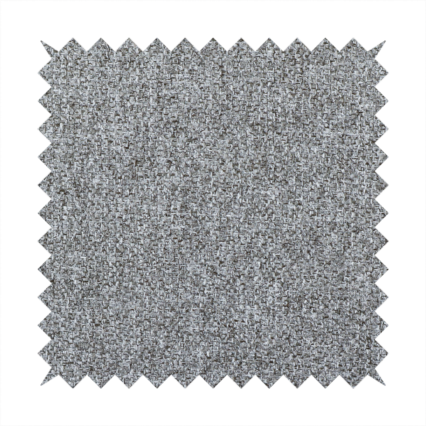 A Chamonix Water Repellent upholstery fabric in Cool Brown. The material features a dense, multi-tonal basket weave texture with taupe and grey threads and a durable, matte finish.