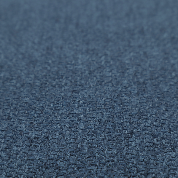 A Chamonix Water Repellent upholstery fabric in Navy Blue. The material features a dense, multi-tonal indigo basket weave texture with a durable, matte finish.