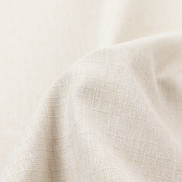 A light beige woven fabric with a subtle, textured grid pattern.