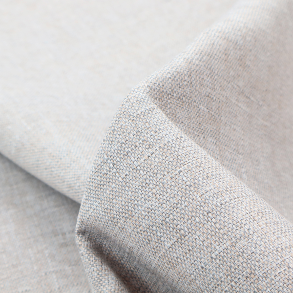 A marl grey woven fabric with a heathered, multi-tonal textured finish.
