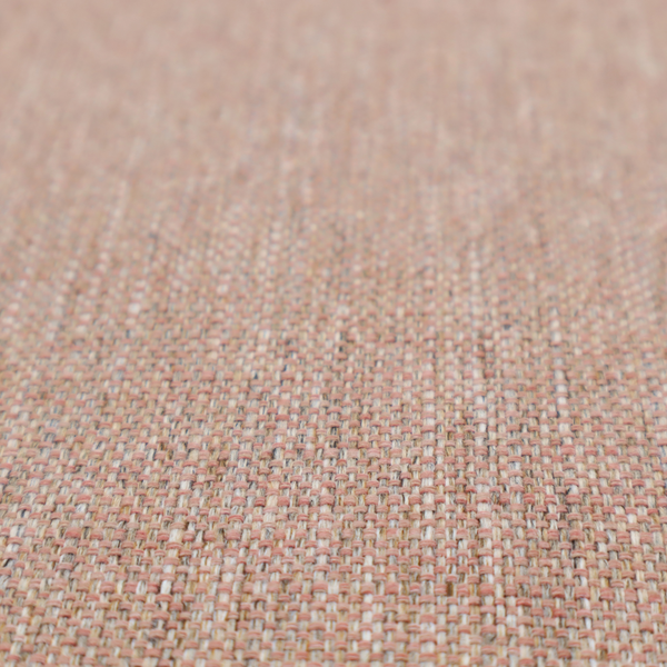 A terracotta orange woven fabric with a multi-tonal, heathered texture.