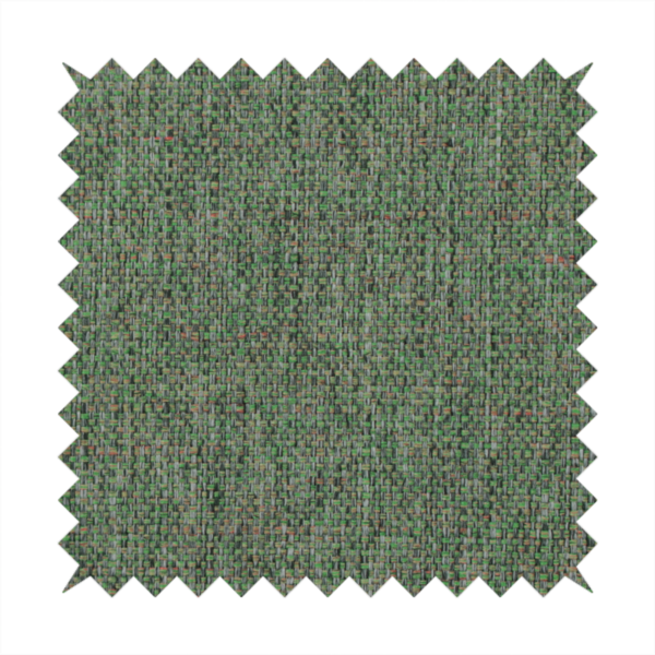 An olive green woven fabric with a multi-tonal, heathered texture.