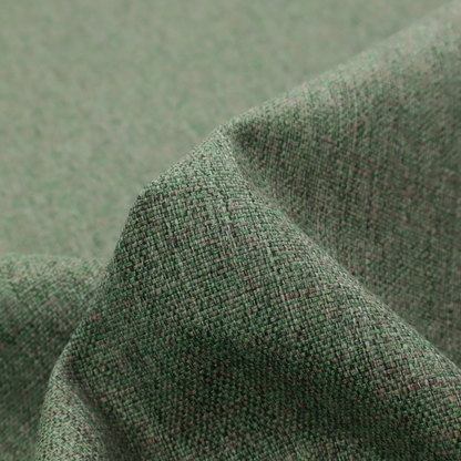 An olive green woven fabric with a multi-tonal, heathered texture.