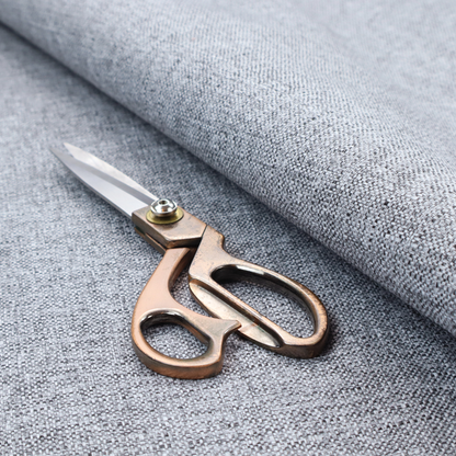 A slate grey woven fabric with a dense, multi-tonal heathered texture.