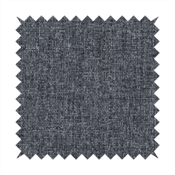 A dark charcoal grey woven fabric with a heavy, multi-tonal heathered texture.