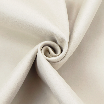 Annecy Water Repellent Velvet in light grey. The fabric features a dense, plush pile with a clean, matte finish in a brilliant pure white. This high-performance upholstery material offers a luxurious feel and a specialized water-resistant coating for superior durability.