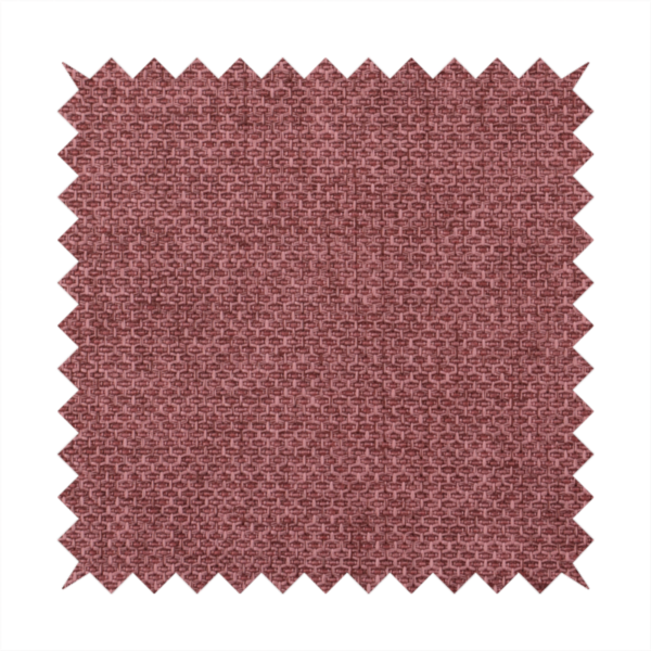 A tightly woven fabric in a deep, muted berry or dusky plum shade, featuring a distinct, structured basket-weave pattern.