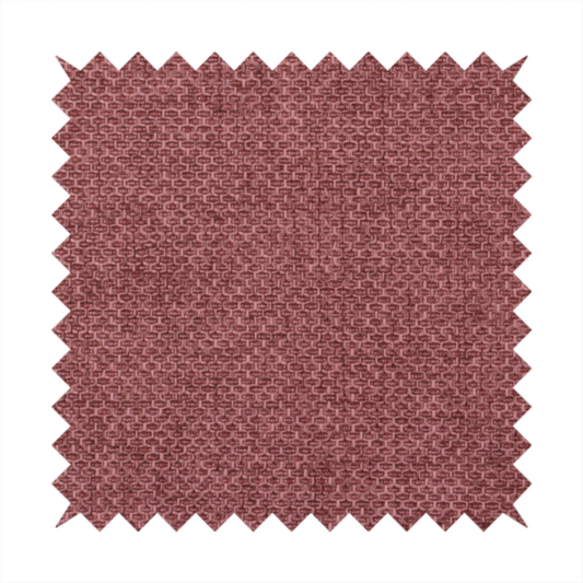 A tightly woven fabric in a deep, muted berry or dusky plum shade, featuring a distinct, structured basket-weave pattern.