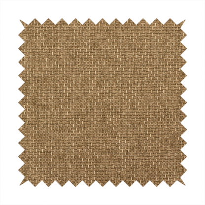 A tightly woven fabric in a neutral, earthy khaki shade, featuring a distinct, structured basket-weave pattern.
