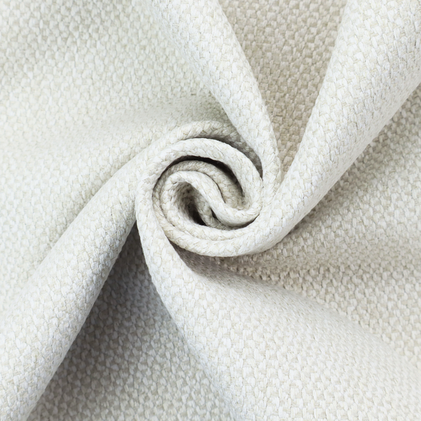 A tight, basket weave-style construction in an off-white or cream colour.