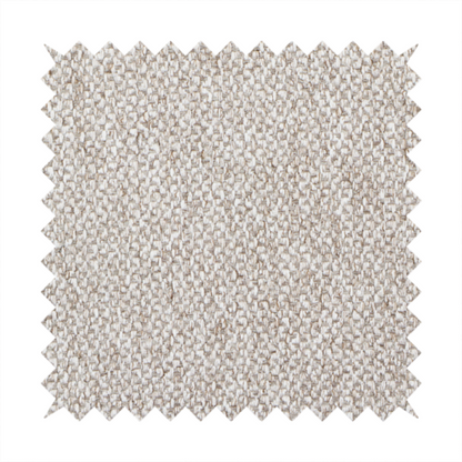 A multi-tonal, textured basket weave in a sophisticated blend of beige, taupe, and off-white yarns.
