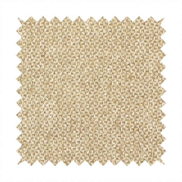 This fabric features a rich, multidimensional basket weave in warm, golden-tan tones.