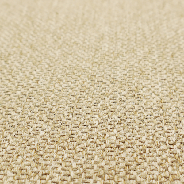 This fabric features a rich, multidimensional basket weave in warm, golden-tan tones.
