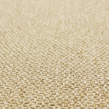 This fabric features a rich, multidimensional basket weave in warm, golden-tan tones.