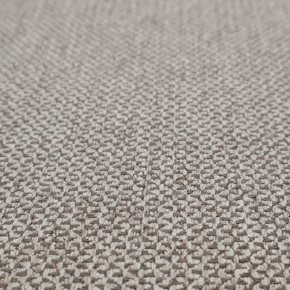 This fabric features a tight, structured basket weave in a versatile, mid-tone grey.