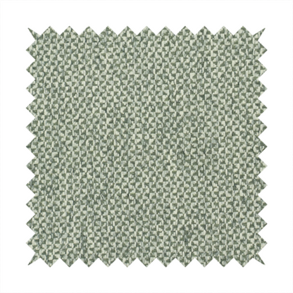 This fabric features a tight, structured basket weave in a soft, muted sage green.