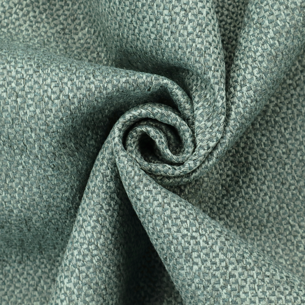 This fabric features a tight, structured basket weave in a vibrant, deep green.