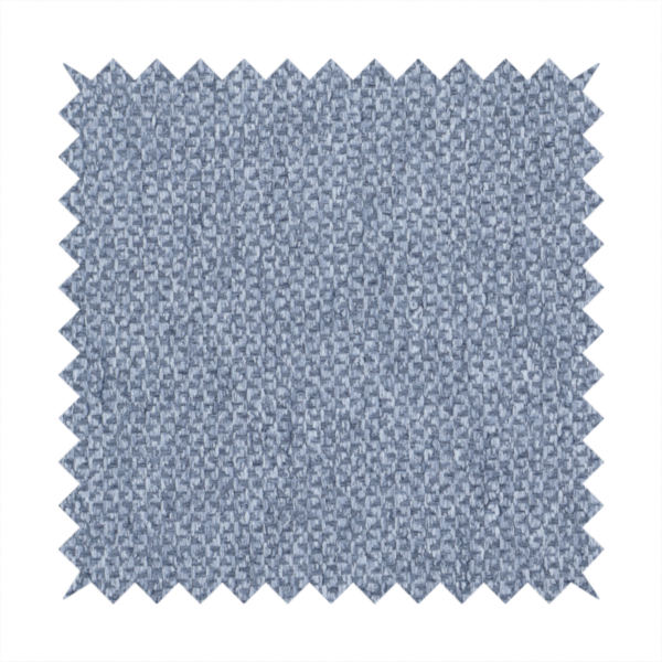 This fabric features a tight, structured basket weave in a rich, mid-tone slate blue.