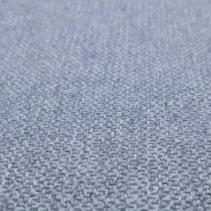 This fabric features a tight, structured basket weave in a rich, mid-tone slate blue.