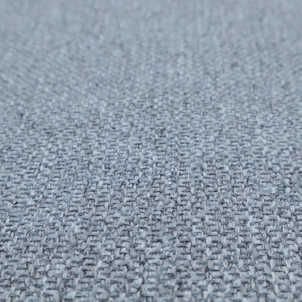 This fabric features a tight, structured basket weave in a versatile, deep steel blue.