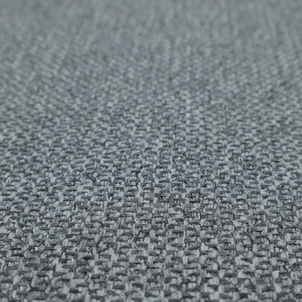 This fabric features a tight, structured basket weave in a versatile, deep charcoal grey.