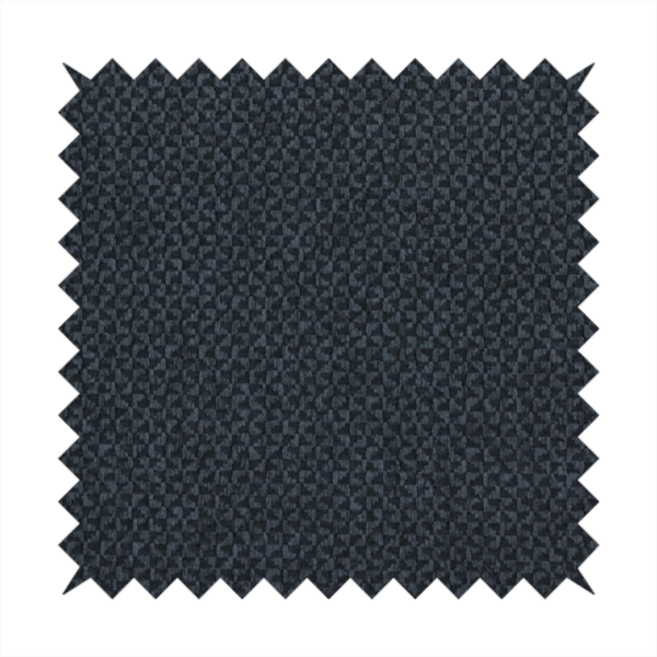 This fabric features a tight, structured basket weave in a deep, moody charcoal or near-black tone.