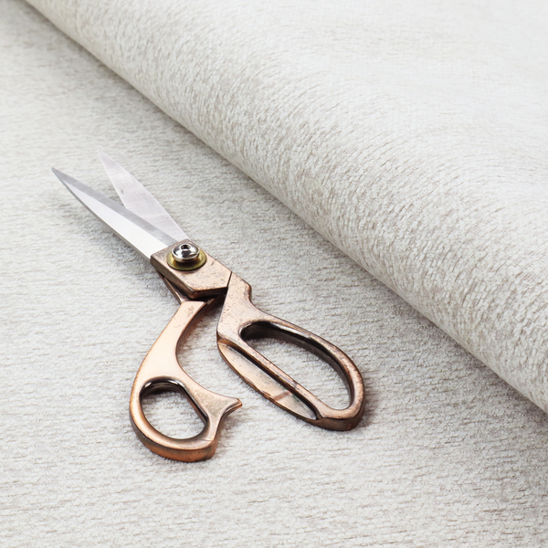 A sophisticated, multi-tonal neutral weave. It features a blend of cream, beige, and soft taupe threads, creating a subtle, heathered effect.